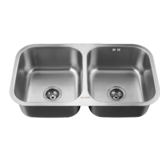 Lavaplatos Doble Bajo Cubierta 820x460 mm Splendid